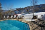 Outdoor Pool and Hot Tub Chamonix Luxury Vacation Rentals in Snowmass, Colorado